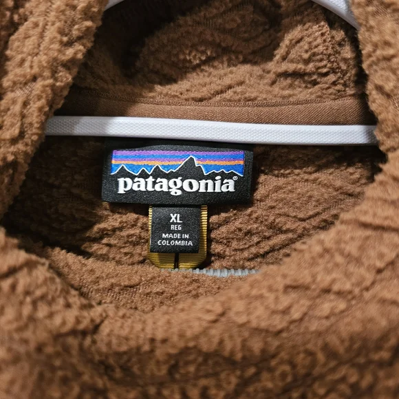 Patagonia Womens Diamond Capra Hoodie Size XL Moccasin Brown - Picture 5 of 7